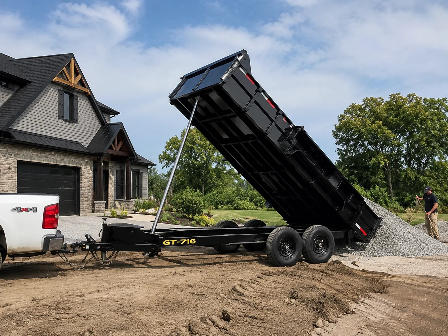Griffin 7x16 14K Dump Trailer